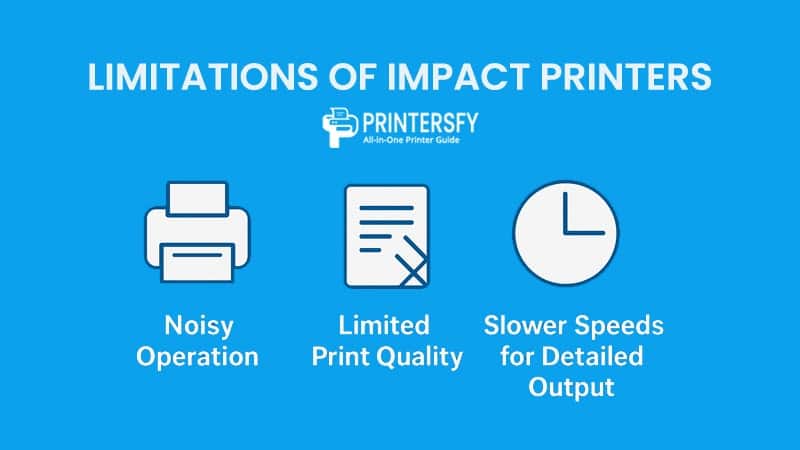 Limitations of Impact Printers