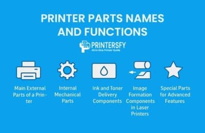 Printer Parts Names and Functions for All Types of Printers