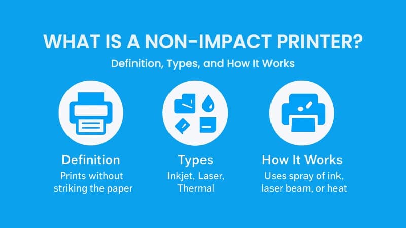 What Is a Non-Impact Printer? Definition, Types, and How It Works