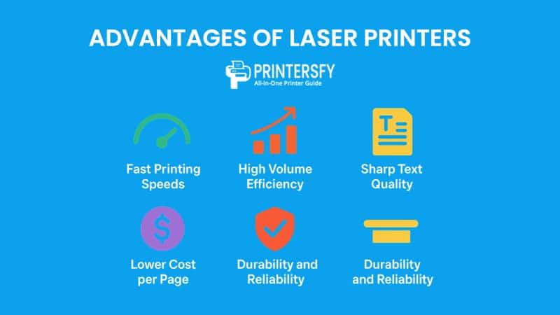 Advantages of Laser Printers