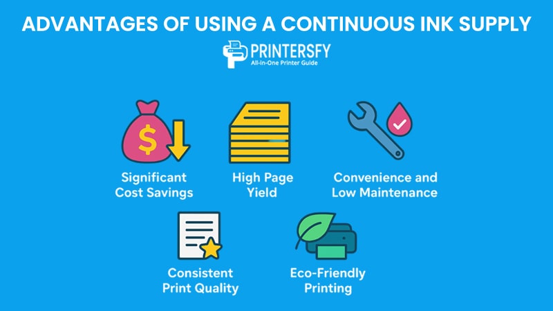 Advantages of Using a Continuous Ink Supply System