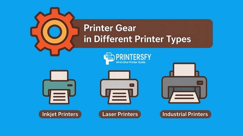 Printer Gear in Different Printer Types