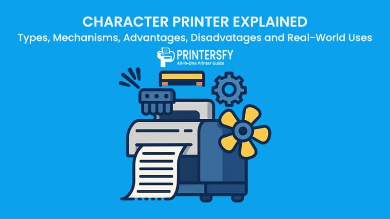Character Printer Explained: Types, Mechanisms, Advantages, Disadvatages and Real-World Uses