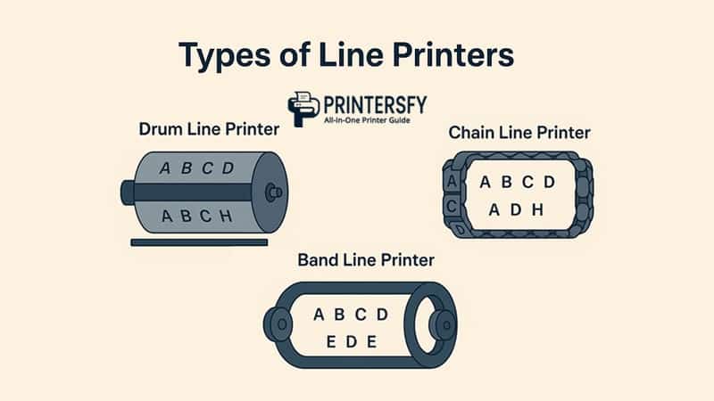 Types of Line Printers (Complete Classification)