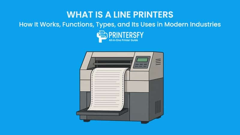 What Is a Line Printers? How It Works, Functions, Types, and Its Uses in Modern Industries