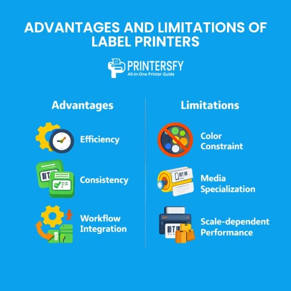 Advantages and Limitations of Label Printers