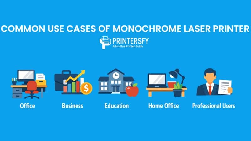Common Use Cases of Monochrome Laser Printers