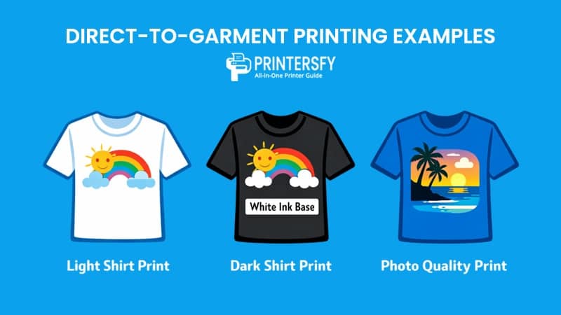 Direct-to-Garment Printing Examples