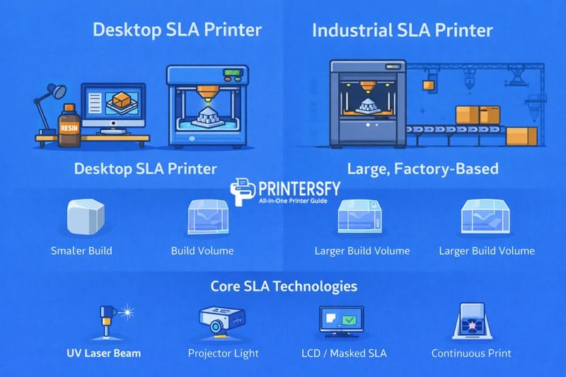 Desktop SLA vs Industrial SLA Printers