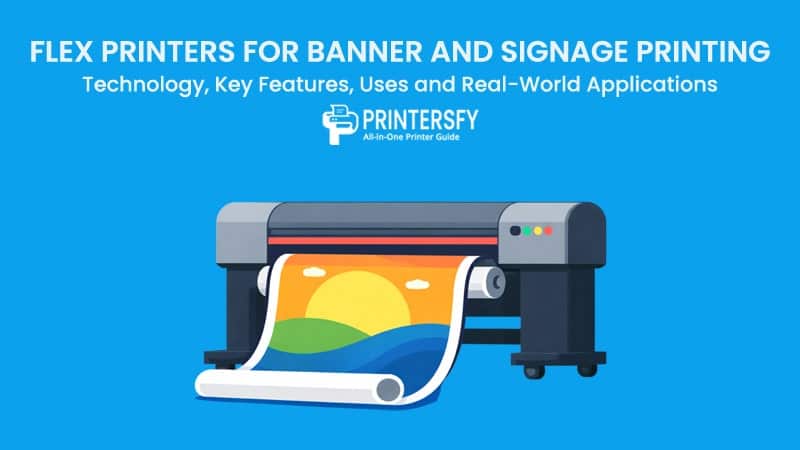 Flex Printers for Banner and Signage Printing: Technology, Key Features, Uses and Real-World Applications