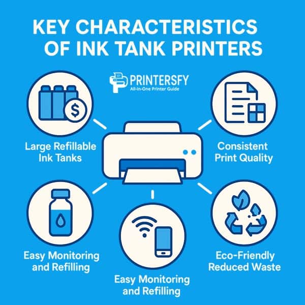 Key Characteristics of Ink Tank Printers