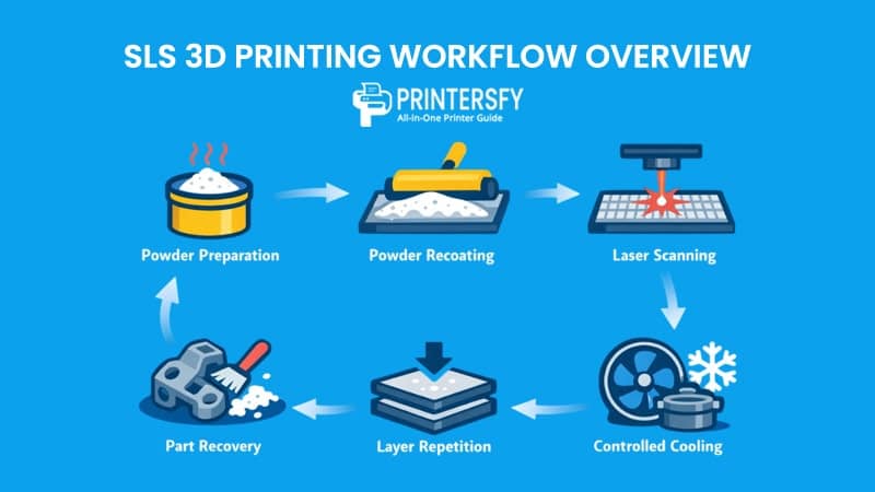 How an SLS 3D Printer Works