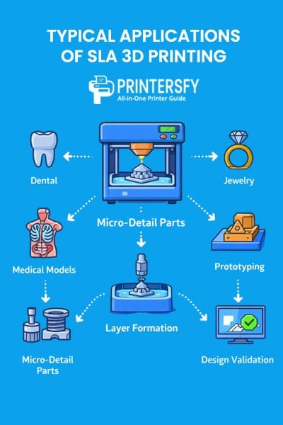 Typical Applications of SLA 3D Printing