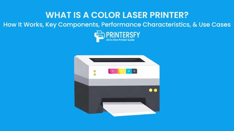 What Is a Color Laser Printer? How It Works, Key Components, Performance Characteristics, and Real-World Use Cases