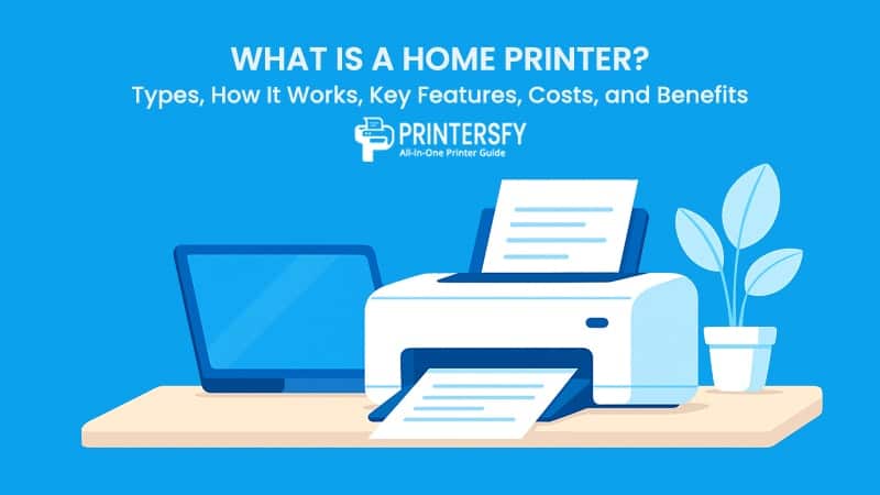 What Is a Home Printer? Types, How It Works, Key Features, Costs, and Benefits
