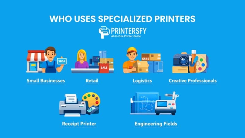 Who Uses Specialized Printers