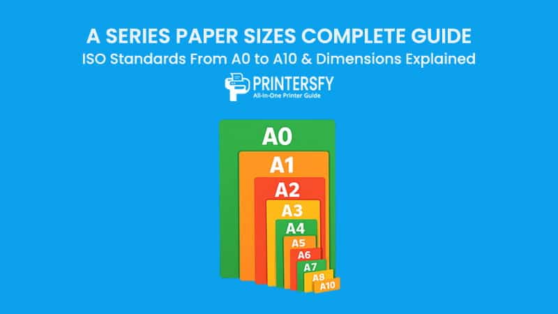 A Series Paper Sizes Complete Guide: ISO Standards From A0 to A10 & Dimensions Explained
