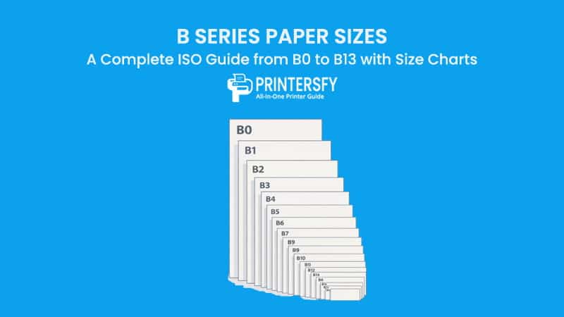 B Series Paper Sizes: A Complete ISO Guide from B0 to B13 with Size Charts