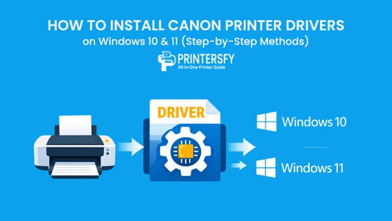 How to Install Canon Printer Drivers on Windows 10 & 11 (Step-by-Step Methods)