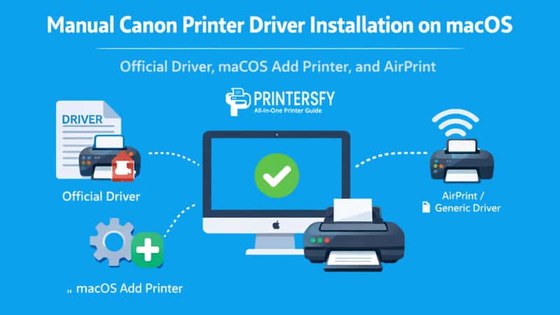 Install Canon Printer Drivers on macOS