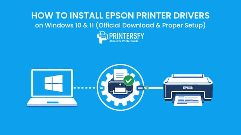 How to Install Epson Printer Drivers on Windows 10 & 11 (Official Download & Proper Setup)