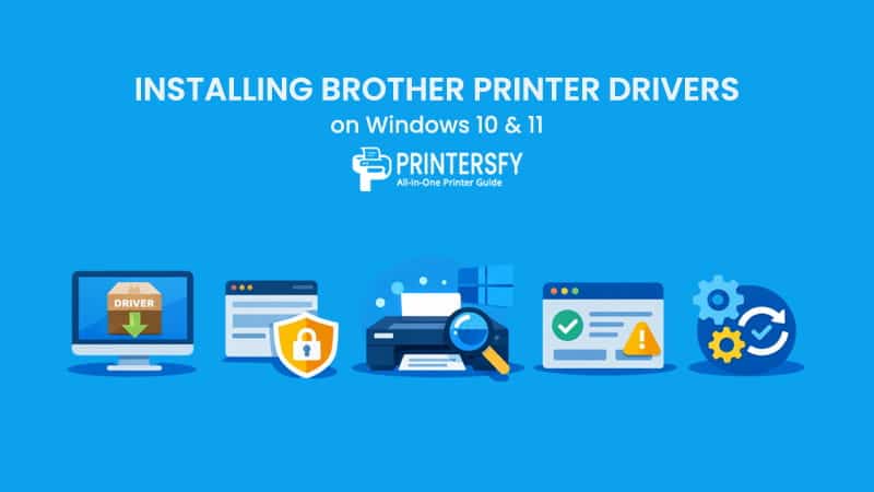 Installing Brother Printer Drivers on Windows 10 & 11 (Primary Method)