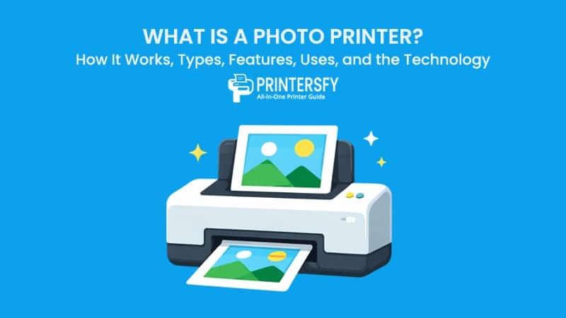 What Is a Photo Printer? How It Works, Types, Features, Uses, and the Technology Behind Photo Printing