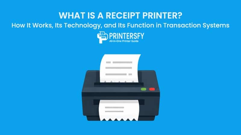 What Is a Receipt Printer? How It Works, Its Technology, and Its Function in Transaction Systems