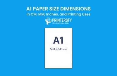 A1 Paper Size Dimensions Chart (CM, MM, Inches) and Printing Uses