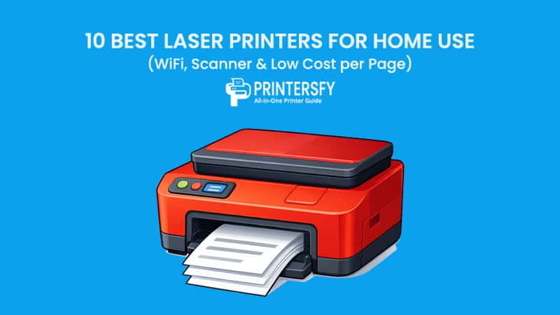 10 Best Laser Printers for Home Use (WiFi, Scanner & Low Cost per Page)