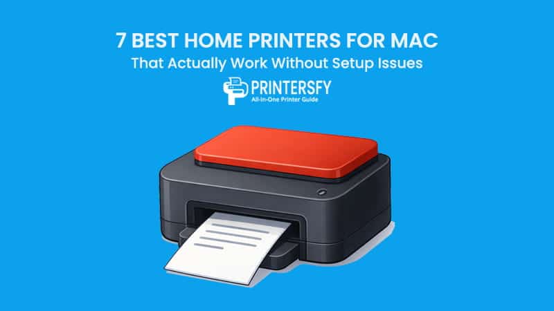 7 Best Home Printers for Mac: That Actually Work Without Setup Issues